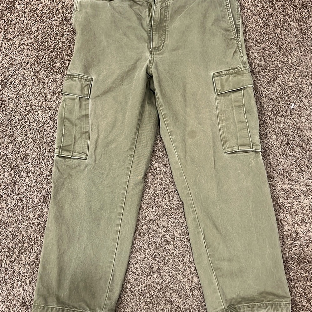 Banana Republic Men's Olive Cargo Pants